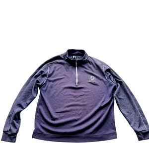 FootJoy‎ Mens Somersett Golf & Country Club 1/4 Zip Pullover Large Purple
